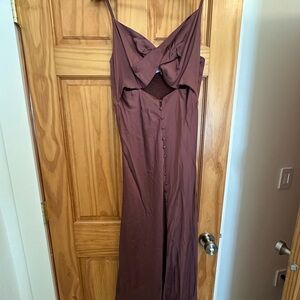 ASTR purple cut out dress NWT